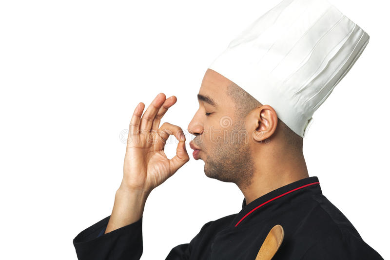 cocinero de perfil